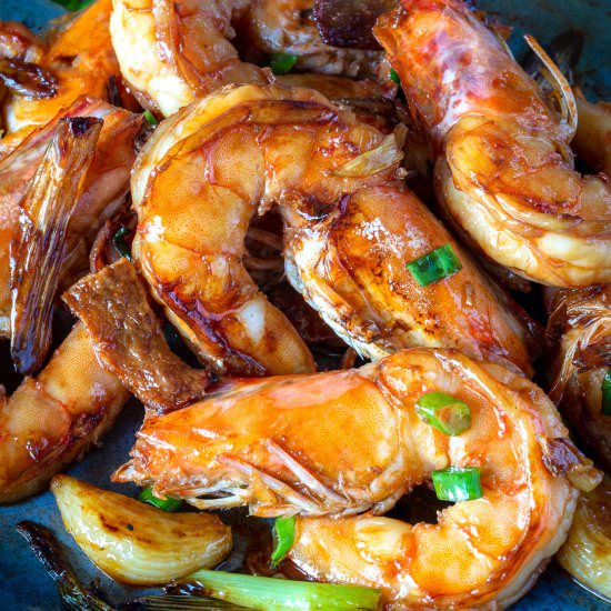 Stir Fry Prawns