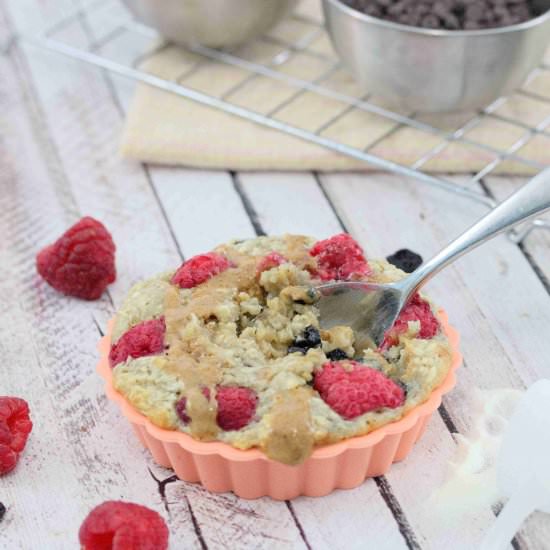 Berry Baked Protein Oatmeal