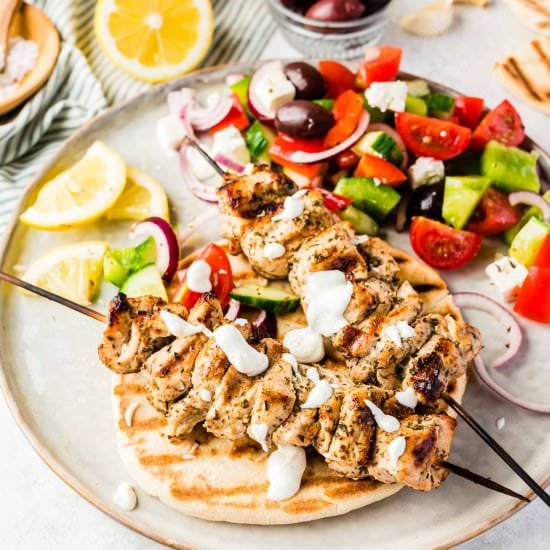 Greek Chicken Souvlaki
