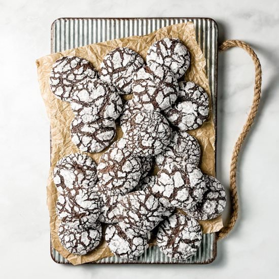 chocolate crinkle cookies