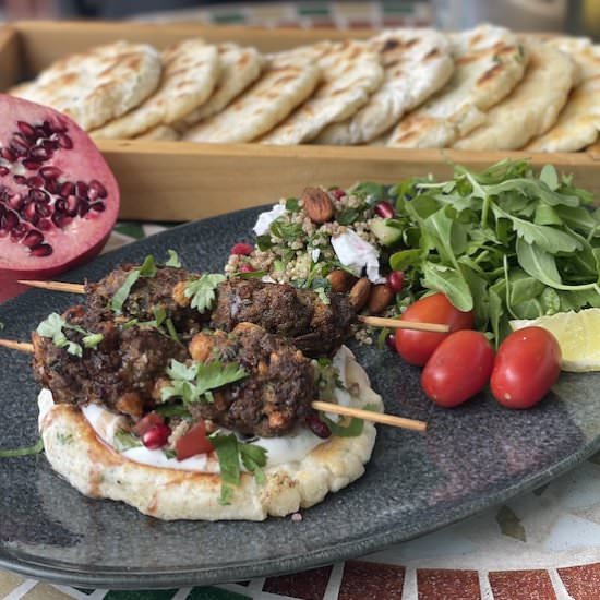 Gluten-Free Kofta Meat Skewers