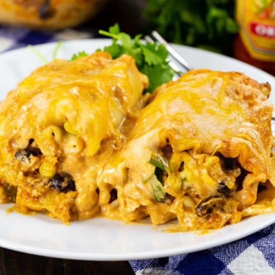 Chicken Lasagna Roll-ups