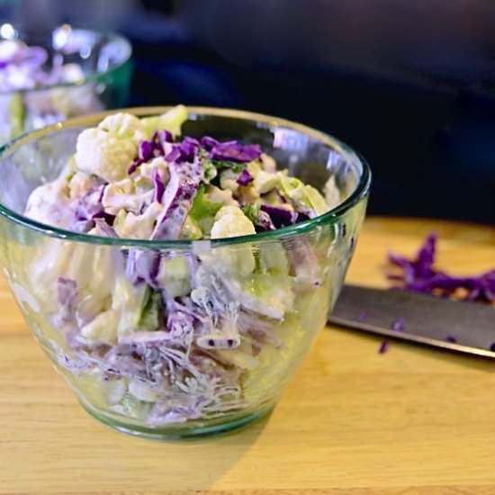 Cabbage & Cauliflower Salad