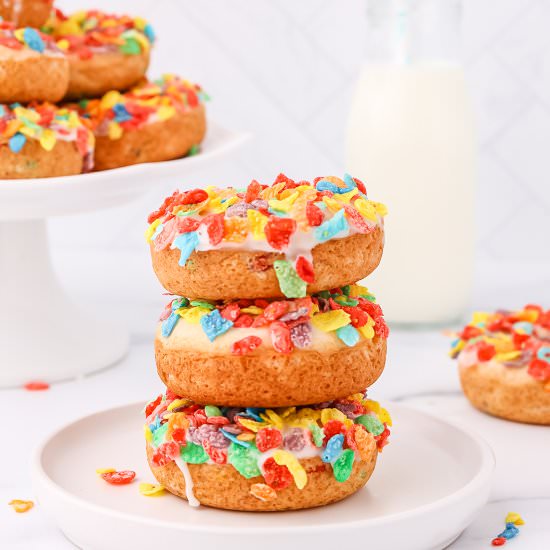 Fruity Pebbles Donuts