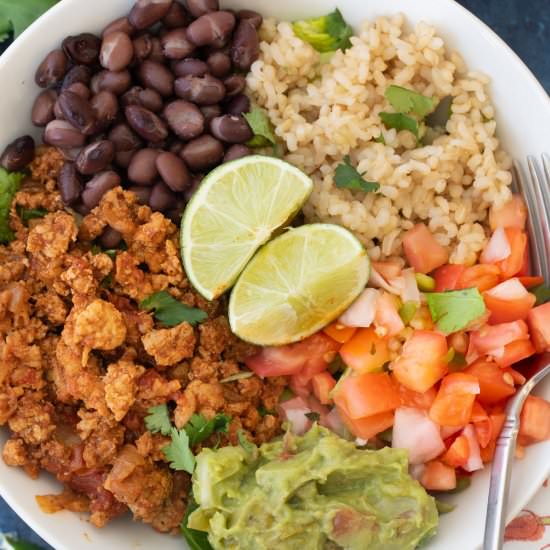 Easy Chicken Burrito Bowl Recipe
