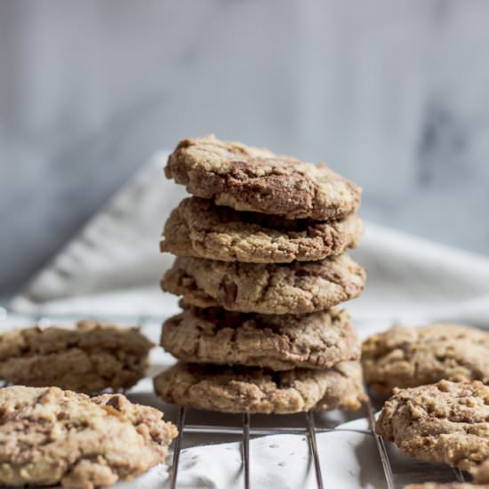 Nutella Swirl Cookies