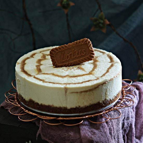 No-bake Lotus Biscoff Cheesecake