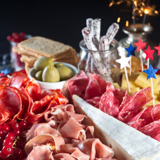 4th of July Charcuterie Board