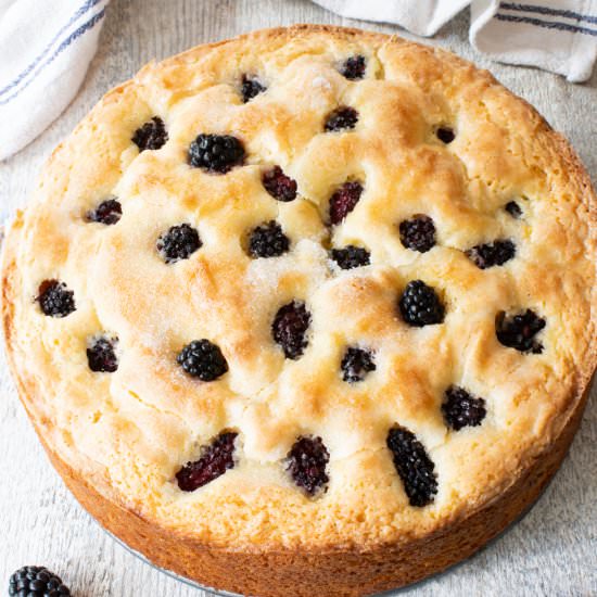 Blackberry Lemon Breakfast Cake