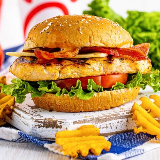 Grilled Chicken Club Sandwich