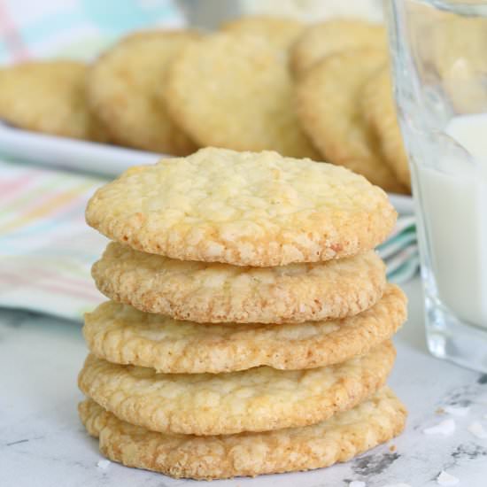 Coconut Thin Cookies