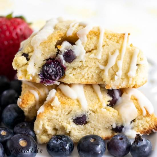 Keto Blueberry Scones