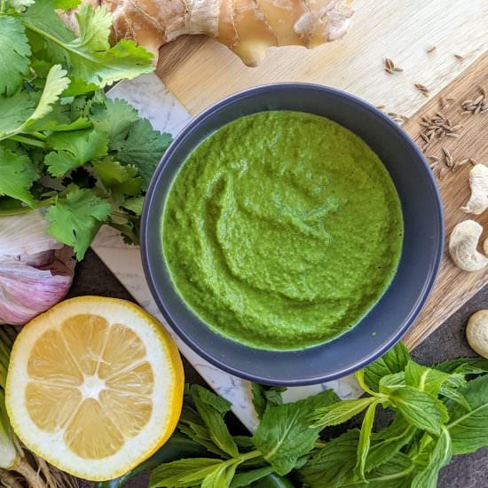 Coriander & mint chutney