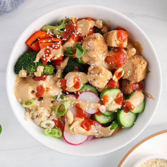 Vegan Tofu Buddha Bowl