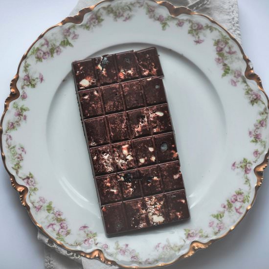 Blueberry Matcha Almond Chocolate
