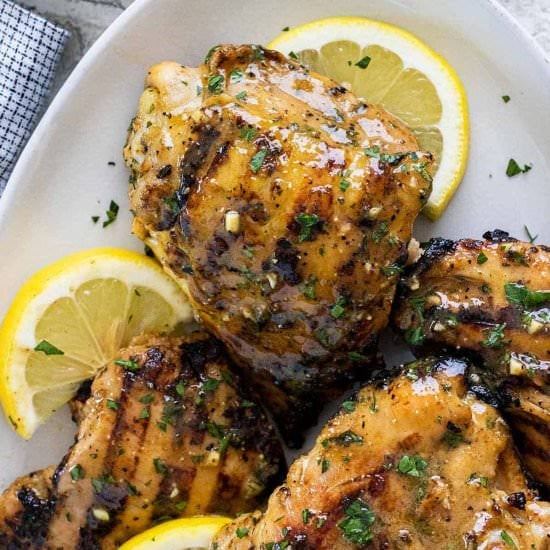 Grilled Chicken Thighs