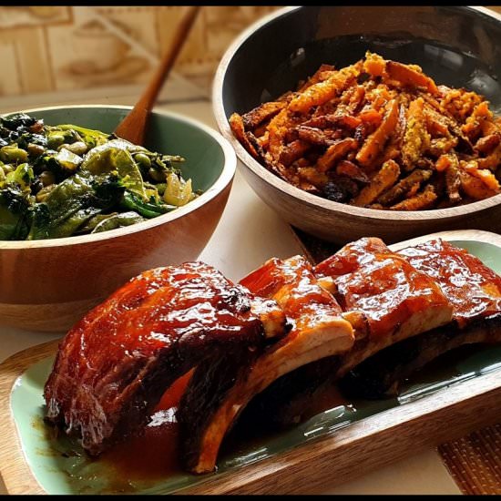 Gluten-free BBQ ribs