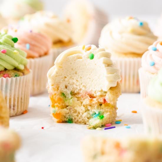 Confetti Cupcakes