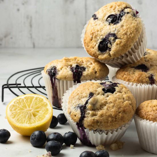 Lemon and Blueberry Muffins