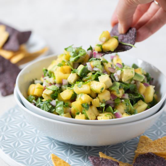 Pineapple Avocado Salsa