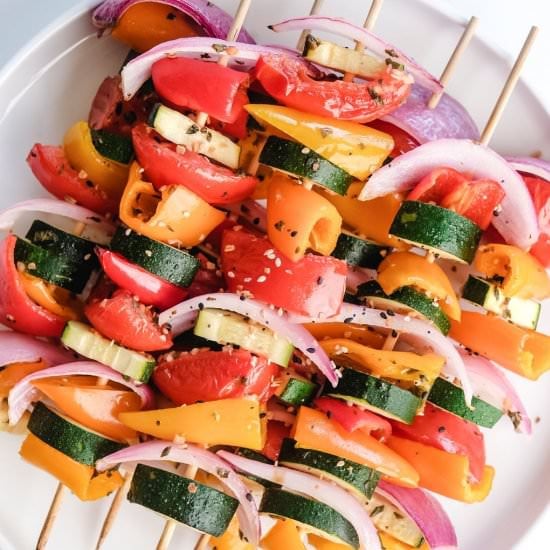 Easy Marinated Vegetable Kabobs