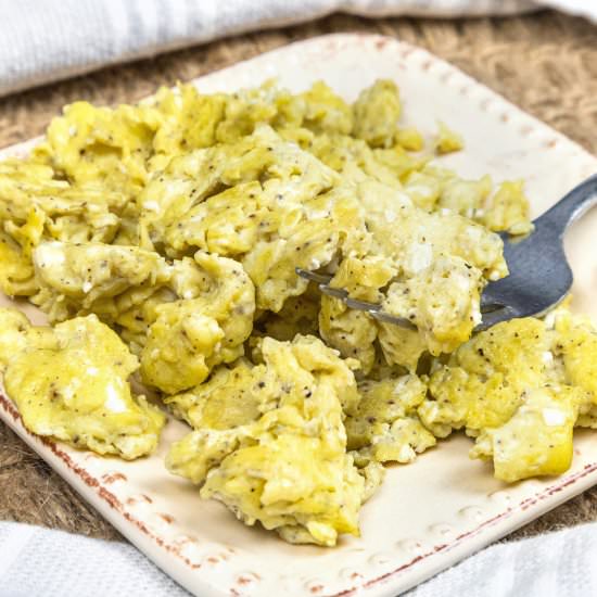 Olive Oil Scrambled Eggs