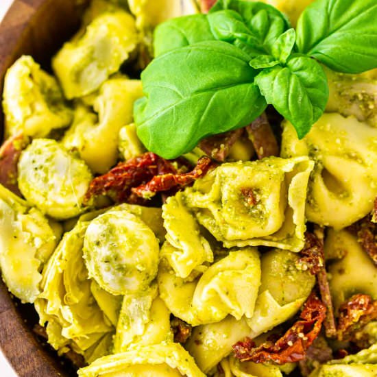Pesto Tortellini Salad