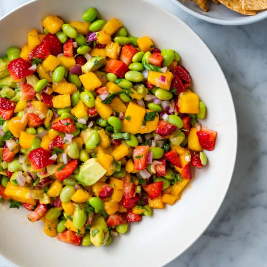Mango Strawberry Avocado Salsa