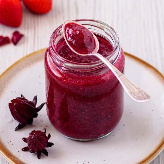 Strawberry Roselle Jam