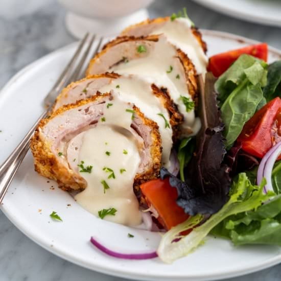 Air Fryer Chicken Cordon Bleu