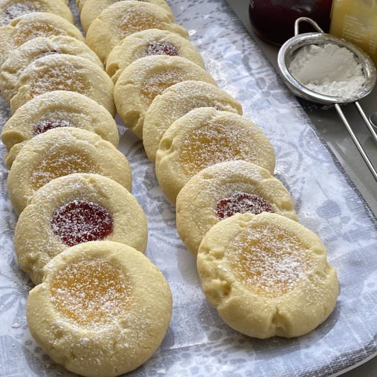 Jam Thumbprint Biscuits