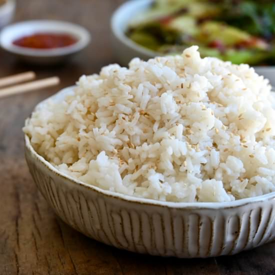The Best Creamy Coconut Rice