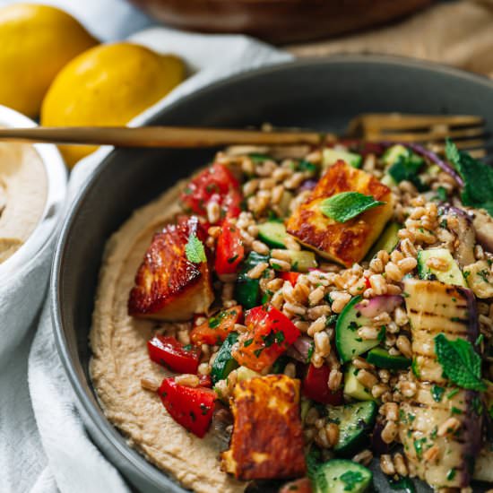 Tabbouleh-Ish Farro Bowl