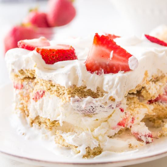 Strawberry Icebox Cake
