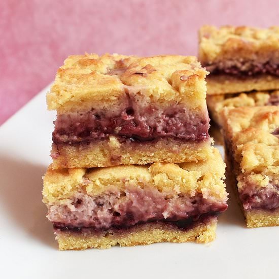 Boysenberry Cheesecake Shortcake