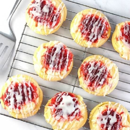 strawberry cream cheese danish