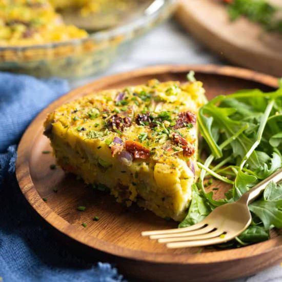 Crustless Vegan Quiche (Soy Free)