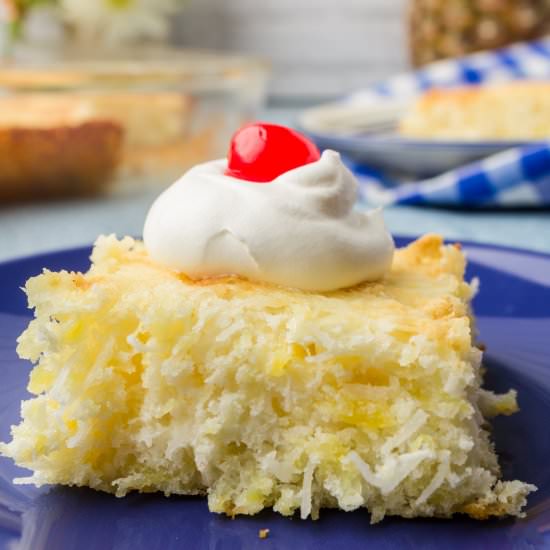 Pineapple Coconut Dump Cake