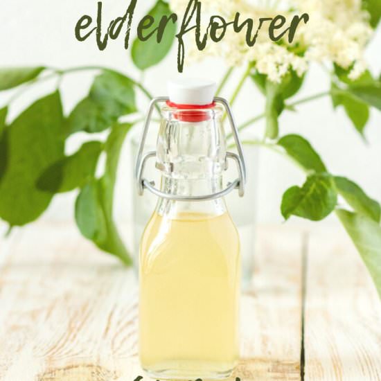 Homemade Elderflower Syrup