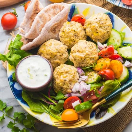 Greek Chicken Meatballs