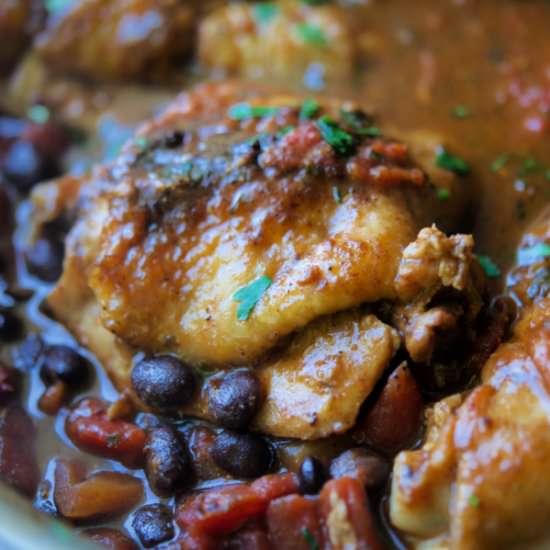 Mexican Chicken with Black Beans