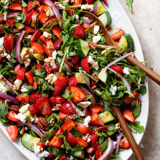 Strawberry Goat Cheese Salad