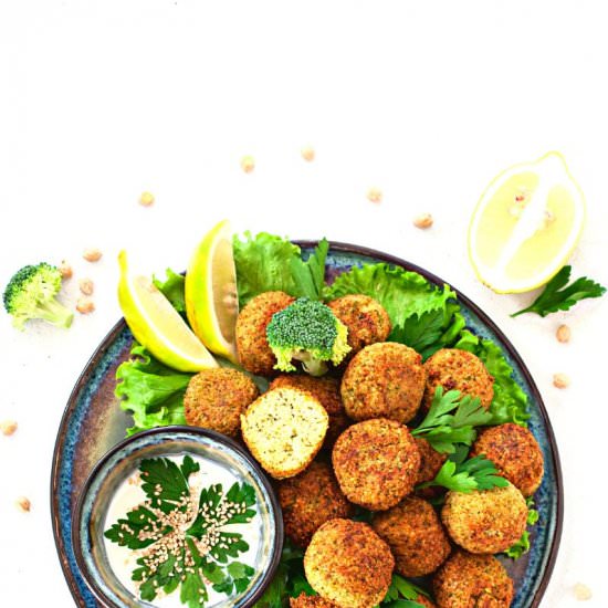 No-Bake Homemade Falafel