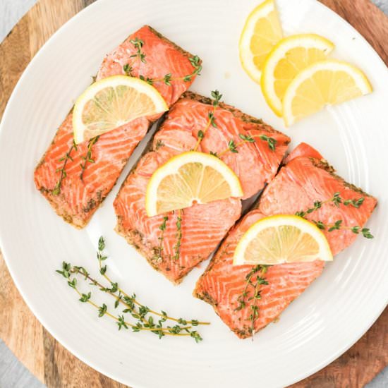 Poached Salmon