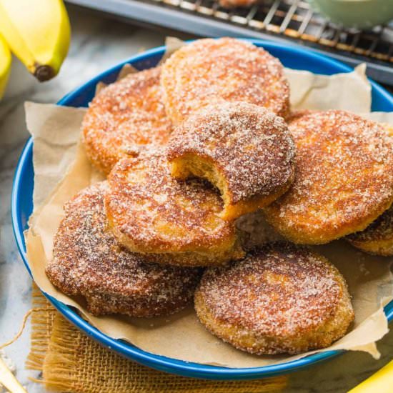 Banana Fritters (Gluten Free+Vegan)