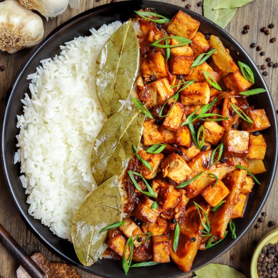 Filipino Tofu Adobo