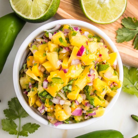 Pineapple Mango Salsa