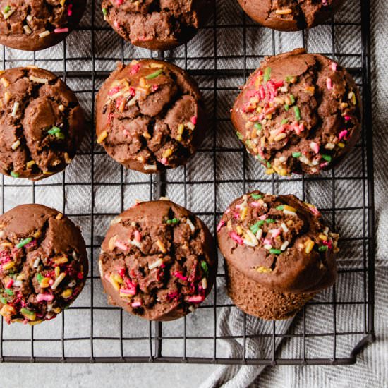 Rice Flour Chocolate Muffins