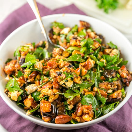 Roasted Eggplant Smoked Almond Dip
