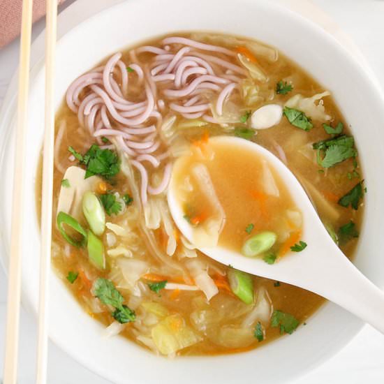 Cabbage Miso Soup